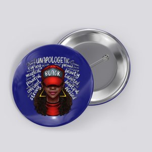 Proud Black Queen African American Ladies BHM Button