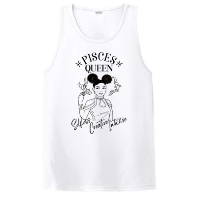 Pisces Black Queen Horoscope African American/caribbean Gift PosiCharge Competitor Tank