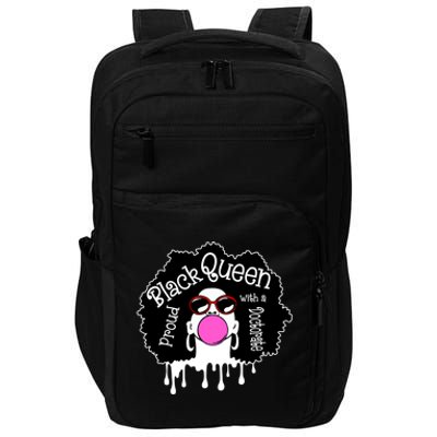 Proud Black Queen Phd Doctorate Degree Phdiva Graduation Cool Gift Impact Tech Backpack