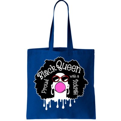 Proud Black Queen Phd Doctorate Degree Phdiva Graduation Cool Gift Tote Bag