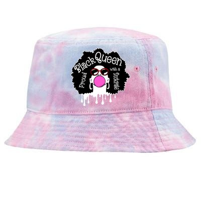 Proud Black Queen Phd Doctorate Degree Phdiva Graduation Cool Gift Tie-Dyed Bucket Hat