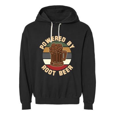 Powered By Root Beer Garment-Dyed Fleece Hoodie