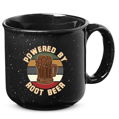 Powered By Root Beer 15oz Campfire Ceramic Mug