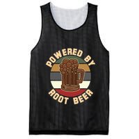 Powered By Root Beer Mesh Reversible Basketball Jersey Tank