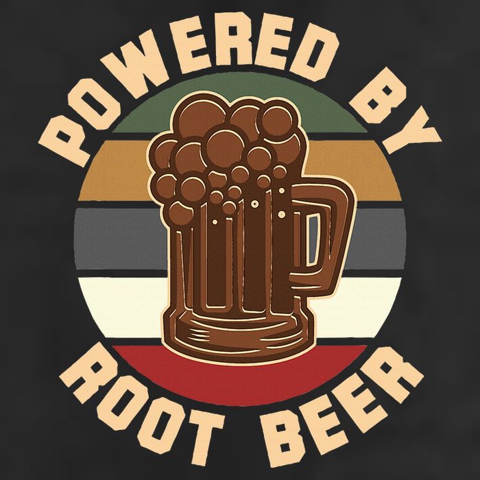 Powered By Root Beer 12oz Stainless Steel Coffee Mug