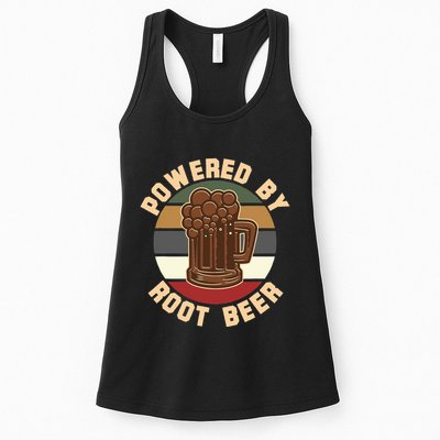 Powered By Root Beer Womens Tank Top