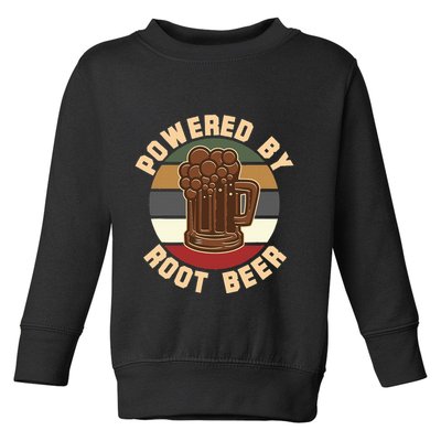 Powered By Root Beer Toddler Sweatshirt