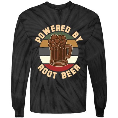 Powered By Root Beer Tie-Dye Long Sleeve Shirt