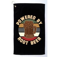 Powered By Root Beer Golf Towel