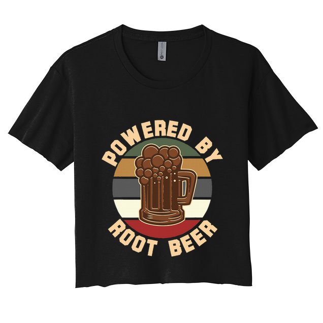 Powered By Root Beer Crop Top