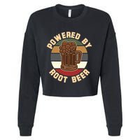 Powered By Root Beer Cropped Pullover Crew