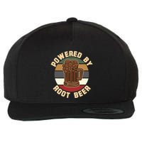 Powered By Root Beer Wool Snapback Cap