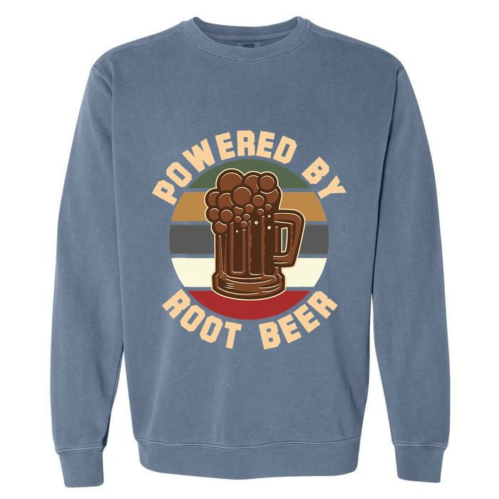 Powered By Root Beer Garment-Dyed Sweatshirt