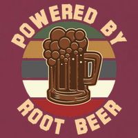 Powered By Root Beer 16oz Travel Tumbler