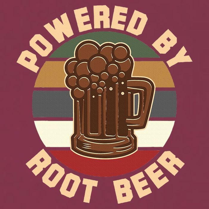 Powered By Root Beer 16oz Travel Tumbler