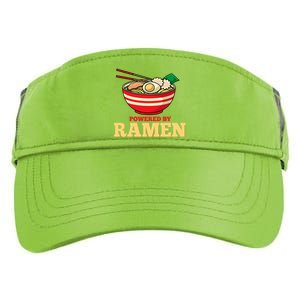 Powered By Ramen Japanese Anime Noodles Adult Drive Performance Visor