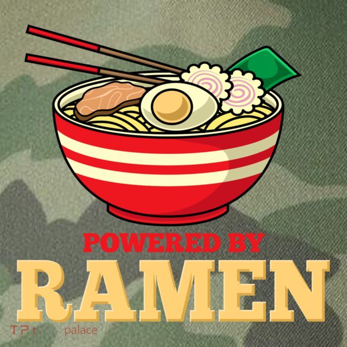 Powered By Ramen Japanese Anime Noodles Legacy Tie Dye Trucker Hat