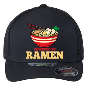 Powered By Ramen Japanese Anime Noodles Flexfit Unipanel Trucker Cap