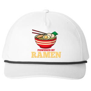 Powered By Ramen Japanese Anime Noodles Snapback Five-Panel Rope Hat