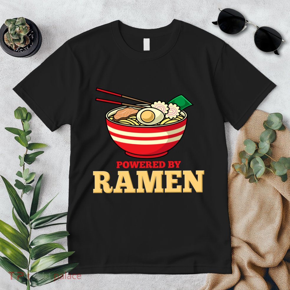 Powered By Ramen Japanese Anime Noodles Premium T-Shirt
