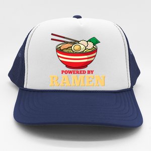 Powered By Ramen Japanese Anime Noodles Trucker Hat