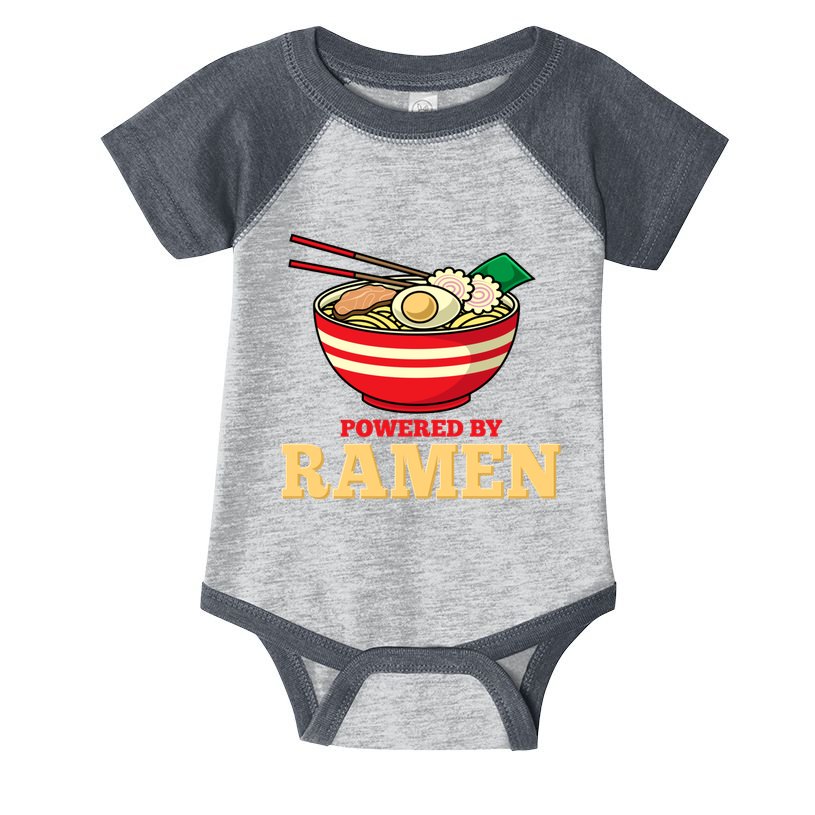 Powered By Ramen Japanese Anime Noodles Infant Baby Jersey Bodysuit