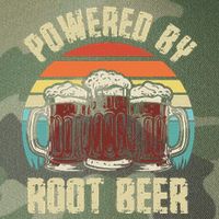 Powered By Root Beer Soda Drink Funny Root Beer Retro Legacy Tie Dye Trucker Hat