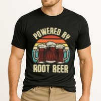 Powered By Root Beer Soda Drink Funny Root Beer Retro Performance Shirt