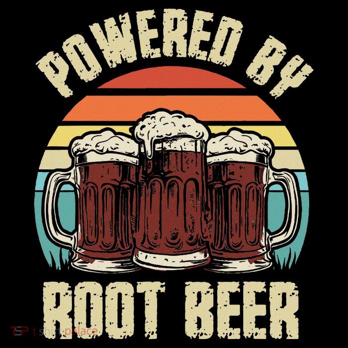 Powered By Root Beer Soda Drink Funny Root Beer Retro Bag