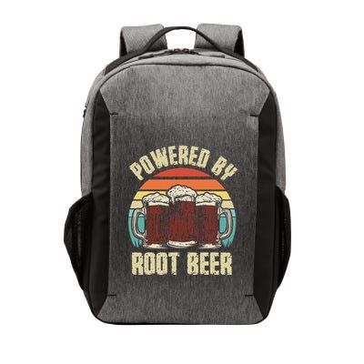 Powered By Root Beer Soda Drink Funny Root Beer Retro Vector Backpack