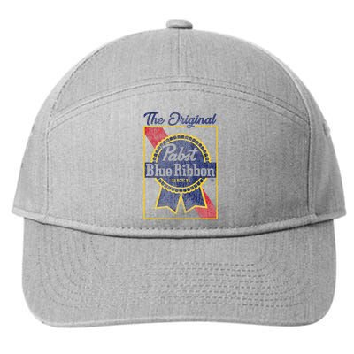 Pabst Blue Ribbon Beer The Original Gold Border 7-Panel Snapback Hat