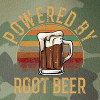 Powered by root beer retro root beer Legacy Tie Dye Trucker Hat
