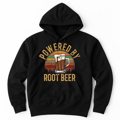 Powered by root beer retro root beer Hoodie