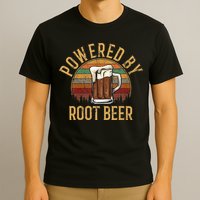 Powered by root beer retro root beer T-Shirt