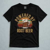 Powered by root beer retro root beer T-Shirt