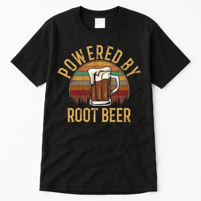 Powered by root beer retro root beer Tall T-Shirt