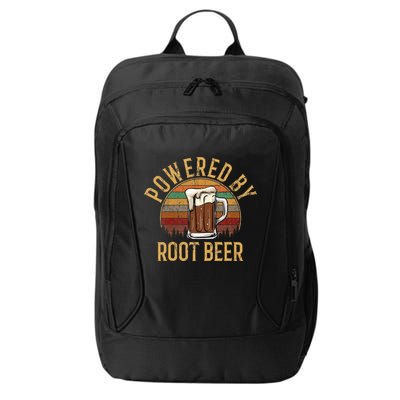 Powered by root beer retro root beer City Backpack