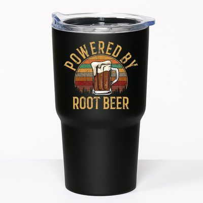 Powered by root beer retro root beer Tumbler