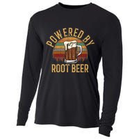 Powered by root beer retro root beer Cooling Performance Long Sleeve Crew