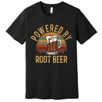 Powered by root beer retro root beer Premium T-Shirt