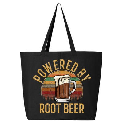 Powered by root beer retro root beer 25L Jumbo Tote
