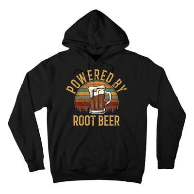 Powered by root beer retro root beer Tall Hoodie