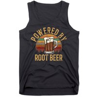 Powered by root beer retro root beer Tank Top