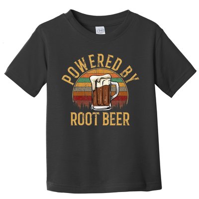 Powered by root beer retro root beer Toddler T-Shirt