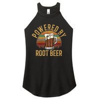 Powered by root beer retro root beer Women's Perfect Tri Rocker Tank