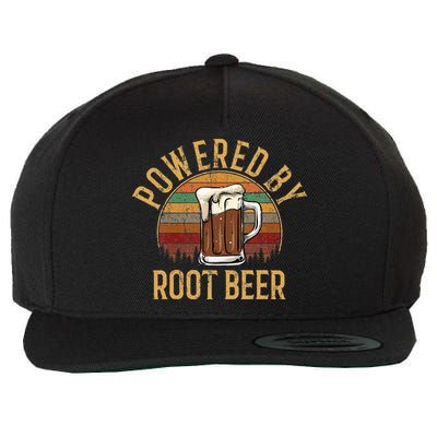 Powered by root beer retro root beer Wool Snapback Cap