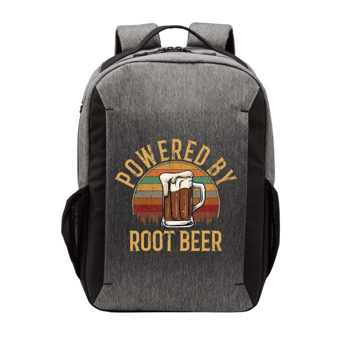 Powered by root beer retro root beer Vector Backpack