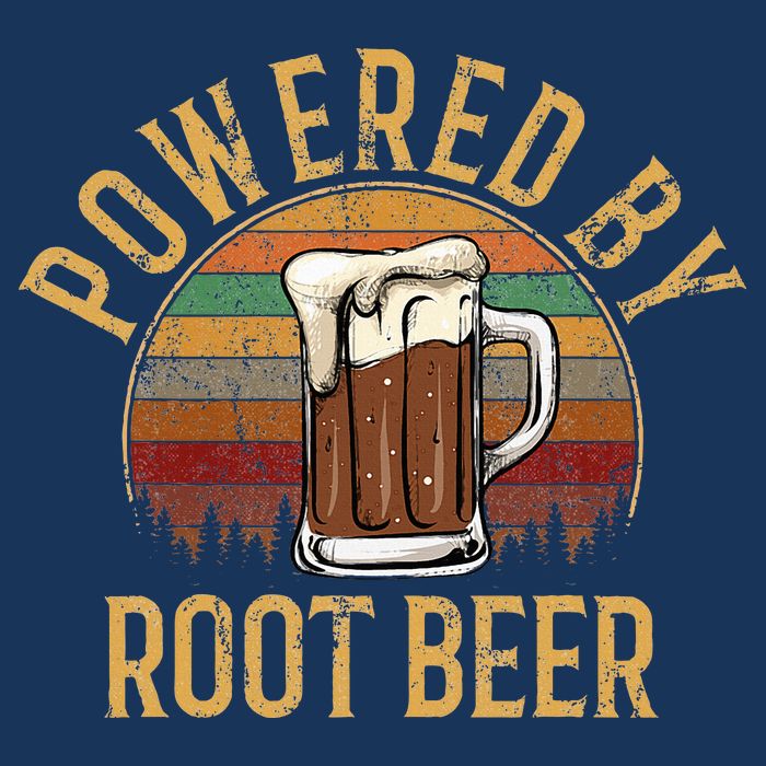 Powered by root beer retro root beer Infant Baby Jersey Bodysuit