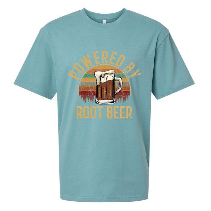 Powered by root beer retro root beer Sueded Cloud Jersey T-Shirt