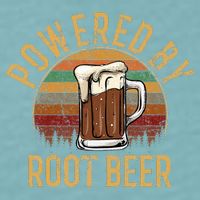 Powered by root beer retro root beer Sueded Cloud Jersey T-Shirt